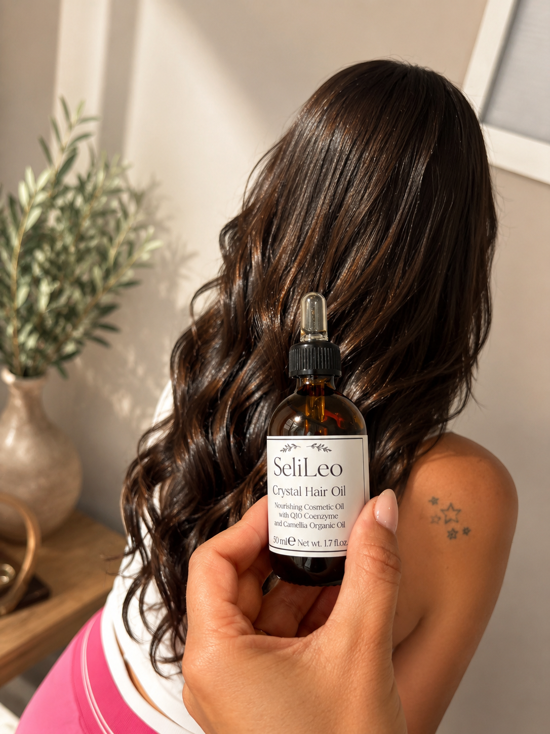 SeliLeo Crystal Hair Oil for smooth, shiny and healthy hair